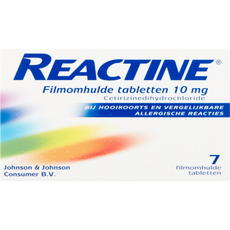 Reactine Cetirizine 10 MG Tabletten