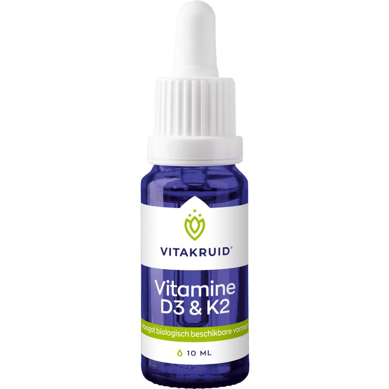 Vitakruid Vitamine D3 & K2 DRUP 10 ML