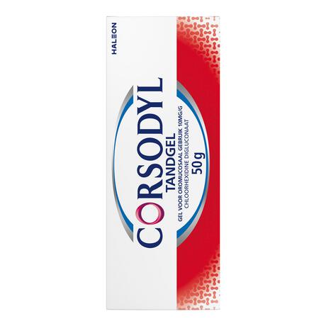 Corsodyl Tandgel 1% 50 gram