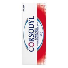 Corsodyl Tandgel 1% 50 gram
