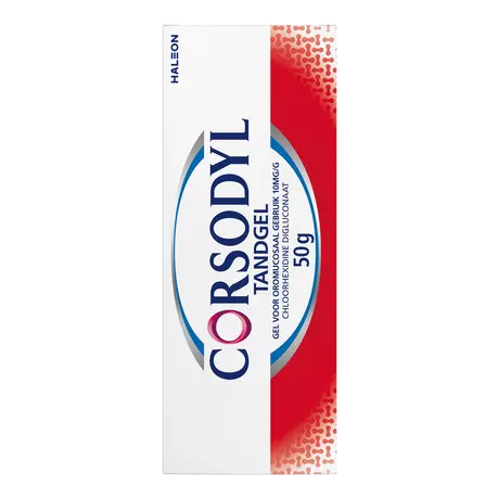 Corsodyl Tandgel 1% 50 gram