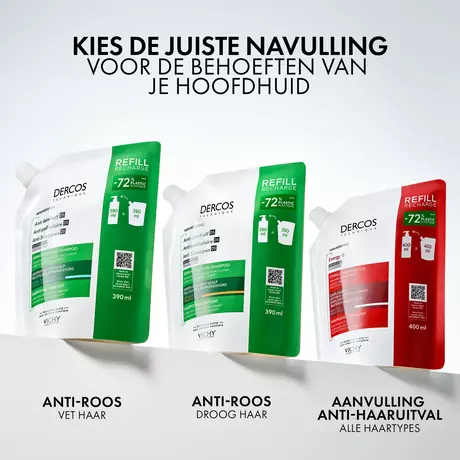 Vichy Dercos Anti-Roos DS Shampoo DH Navulling 390 ML