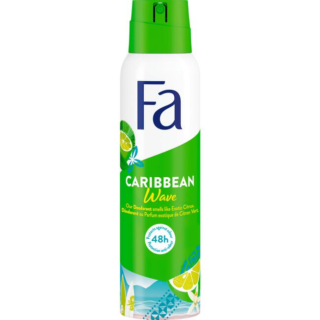 Fa Caribbean Wave Deodorant Spray 150 ML