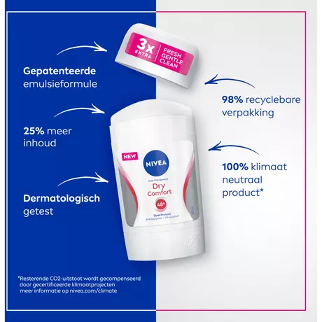 NIVEA Dry Comfort Deodorant Stick 50 ML