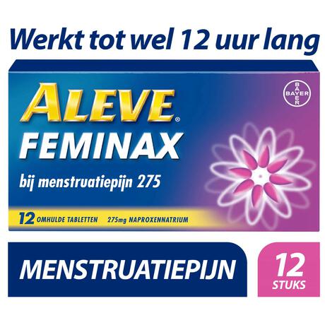 Aleve Feminax bij Menstruatiepijn 12 tabletten