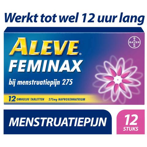 Aleve Feminax bij Menstruatiepijn 12 tabletten