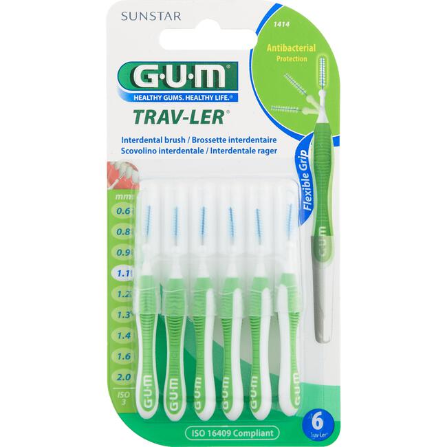 GUM Trav-Ler Groen 1,1 MM