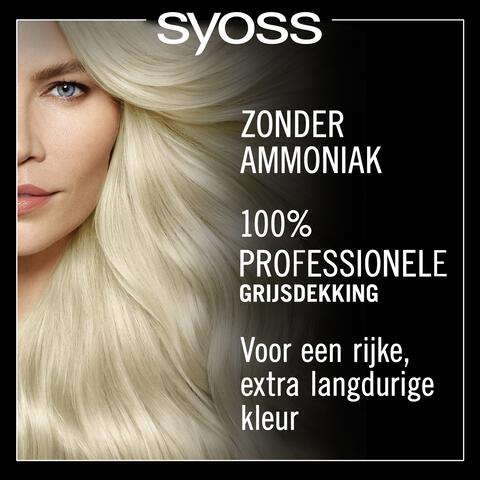 Syoss Oleo Intense  Permanente Haarkleuring 10-50 Licht Asblond