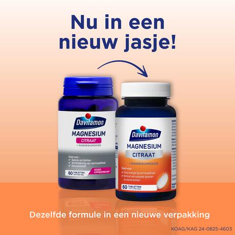 Davitamon Magnesium Citraat Tabletten 50+10 stuks