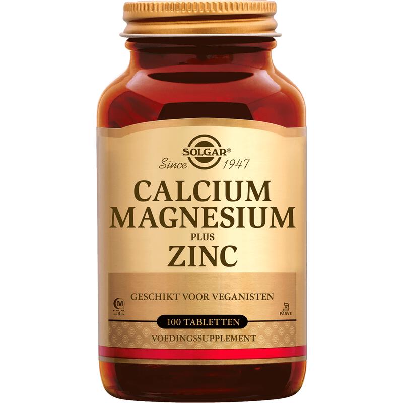 Solgar Calcium Magnesium Plus Zink Tabletten 100 stuks