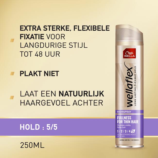 Wella WellaFlex Fullness For Thin Hair ​Haarspray 250 ML