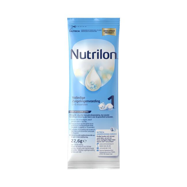 Nutrilon 1 Zuigelingenvoeding 0-6 Maanden Sachet 23 GR