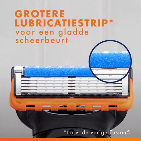 Gillette Fusion5 Power Navulmesjes 4 Stuks