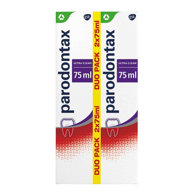 Parodontax Ultra Clean Duopack Tandpasta - 2x75 ML