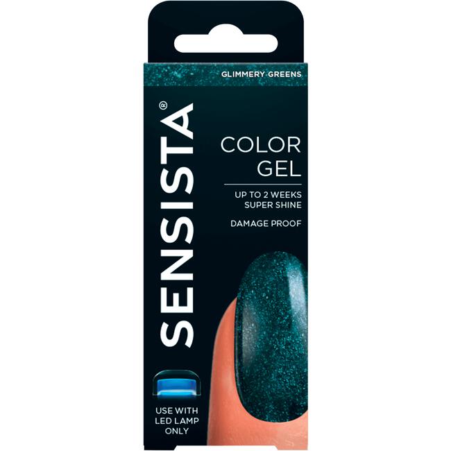 Sensista Color Gel Nagellak Glimmery Greens Groen/Glitter