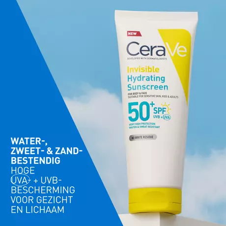 CeraVe Onzichtbare Hydraterende Zonnebrandcrème SPF50 75 ML