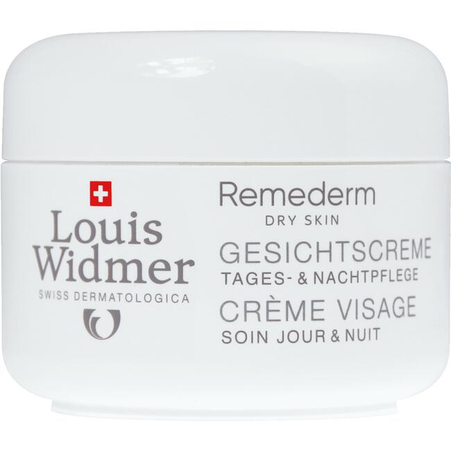 Louis Widmer Remederm Dry Skin Gezichtscrème Zonder Parfum 50 ML
