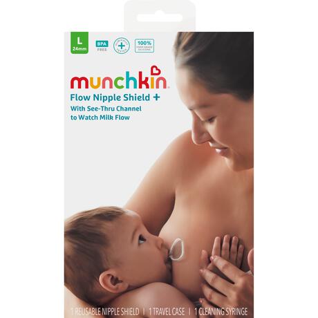 Munchkin Flow Nipple Shield+ 24mm