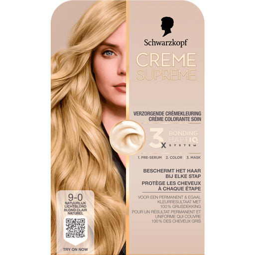 Schwarzkopf Creme Supreme Haarkleuring 9-0 Natuurlijk Lichtblond