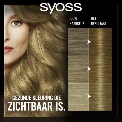 Syoss Oleo Intense Permanente Haarkleuring 8-60 Honingblond/Blond Miel