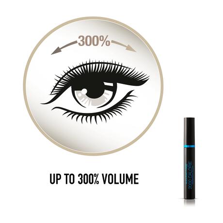 Max Factor 2000 Calorie Volume Waterproof Mascara 001 Black
