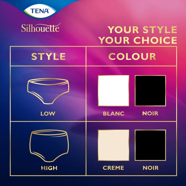 TENA Silhouette Pants Normal Wit Low Waist M 6 stuks