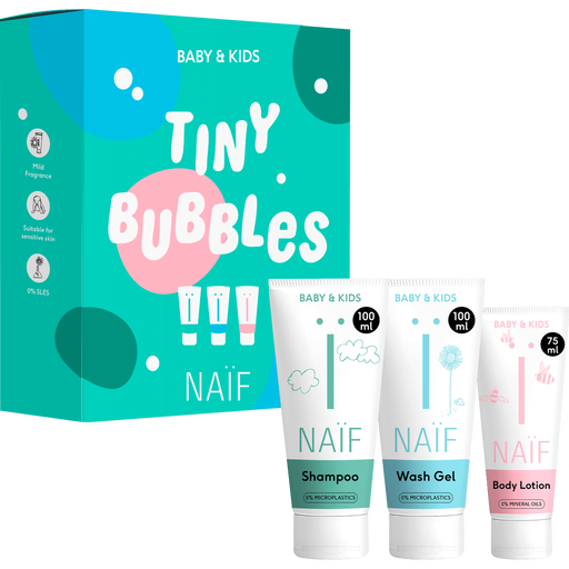 Naïf Baby & Kids Tiny Bubbels Essentials Cadeau Set
