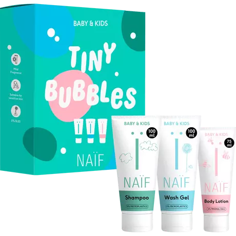 Naïf Baby & Kids Tiny Bubbels Essentials Cadeau Set 