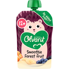 Olvarit Knijpfruit Smoothie Bosvrucht 12+ Maanden 100 gram