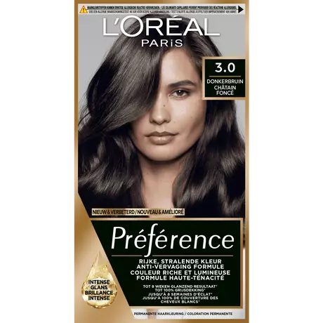 L'Oréal Paris Préférence Permanente Haarverf 3 Donkerbruin