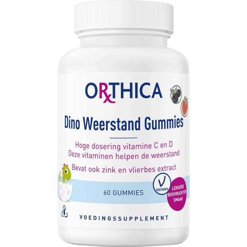 Orthica Dino Weerstand Gummies 60 stuks
