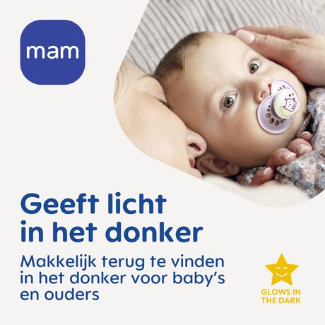 MAM Original Night 0-6M Blue 2 stuks