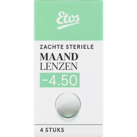 Etos Zachte Maandlenzen -4.50 4 stuks