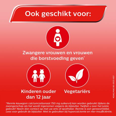 Rennie Kauwgom Suikervrij 10 stuks