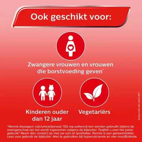 Rennie Kauwgom Suikervrij 10 stuks