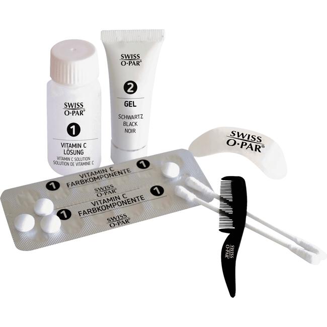 Swiss O-Par Wenkbrauwen & Wimperkleur Zwart