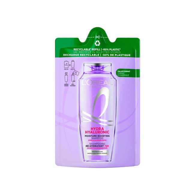 L'Oréal Paris Refill Hydra Hyaluronic Shampoo Navulling 250 ML