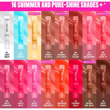 NYX Professional Makeup Jelly Job Lipgloss 10 Juicy Jelly