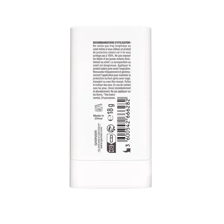Garnier Ambre Solaire Super UV Face Hydraterende Stick SPF50 18 gram