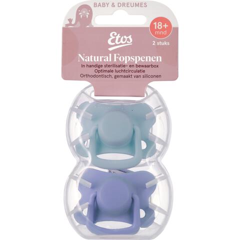 Etos Fopspenen 18+ Maanden Groen/Blauw 2 stuks