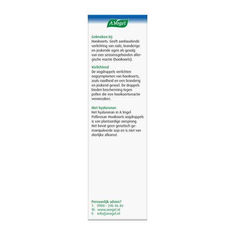 A.Vogel Pollinosan Hooikoorts Oogdruppels bij Jeukende Ogen Druppels 10 ML
