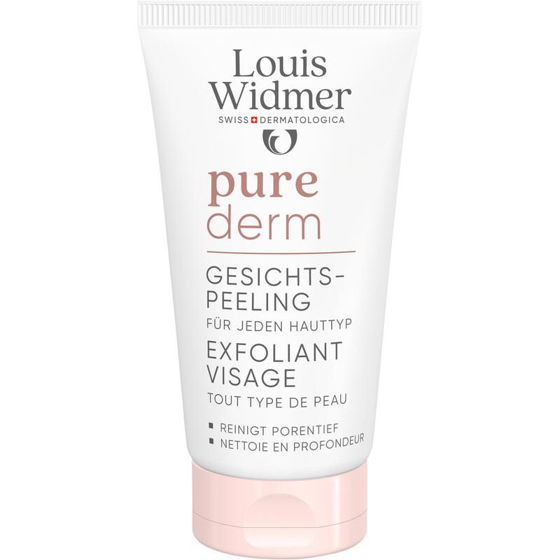 Louis Widmer Purederm Gezichtspeeling Zonder Parfum 50 ML