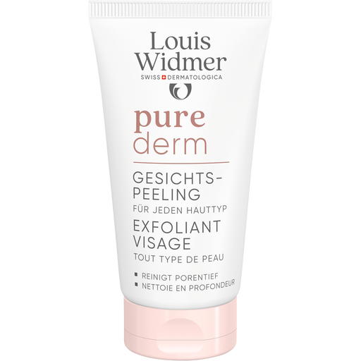Louis Widmer Purederm Gezichtspeeling Zonder Parfum 50 ML
