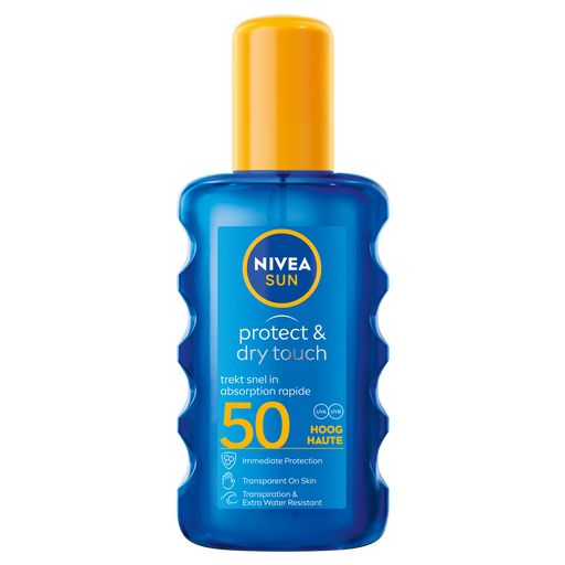 NIVEA SUN Protect & Dry Touch Transparante Zonnespray SPF 50 200 ML