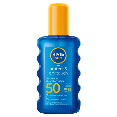 NIVEA SUN Protect & Dry Touch Transparante Zonnespray SPF 50 200 ML