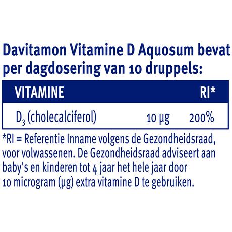 Davitamon Aquosum Vitamine D Druppels