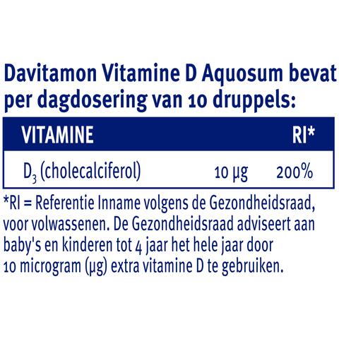 Davitamon Aquosum Vitamine D Druppels