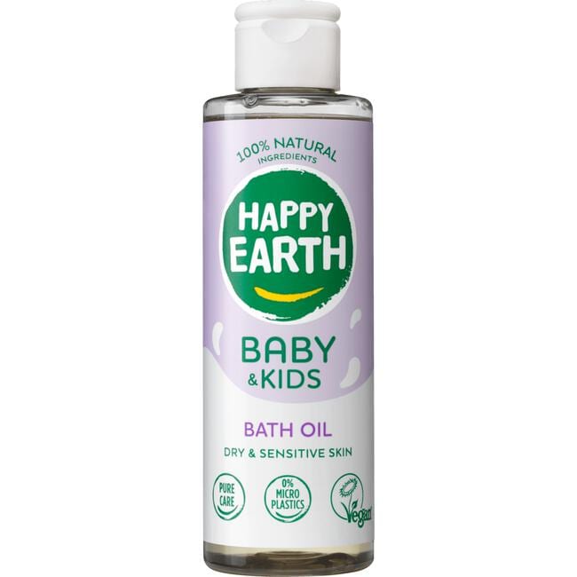 Happy Earth 100% Natuurlijke Baby & Kids Bad Olie 150 ml