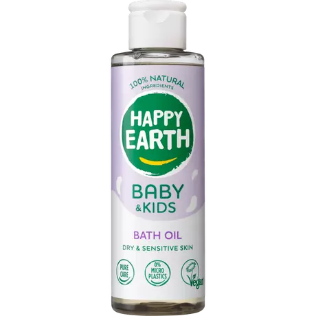 Happy Earth 100% Natuurlijke Baby & Kids Badolie 150 ML