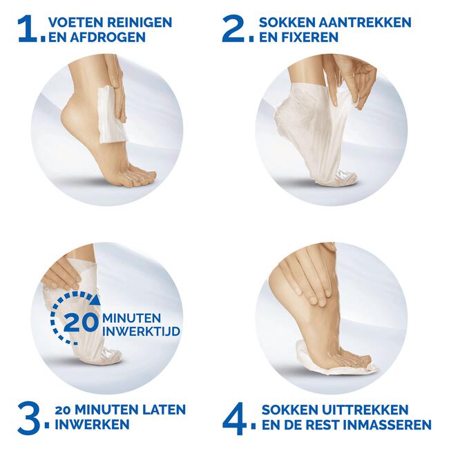 Scholl Voetenmasker Voetencreme Voedend en Relaxerende Lavendel Expert Care 1 paar